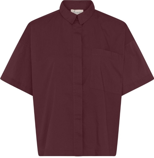 FRAU NICE SS SHIRT RED MAHOGANY